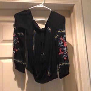 Off the shoulder blouse